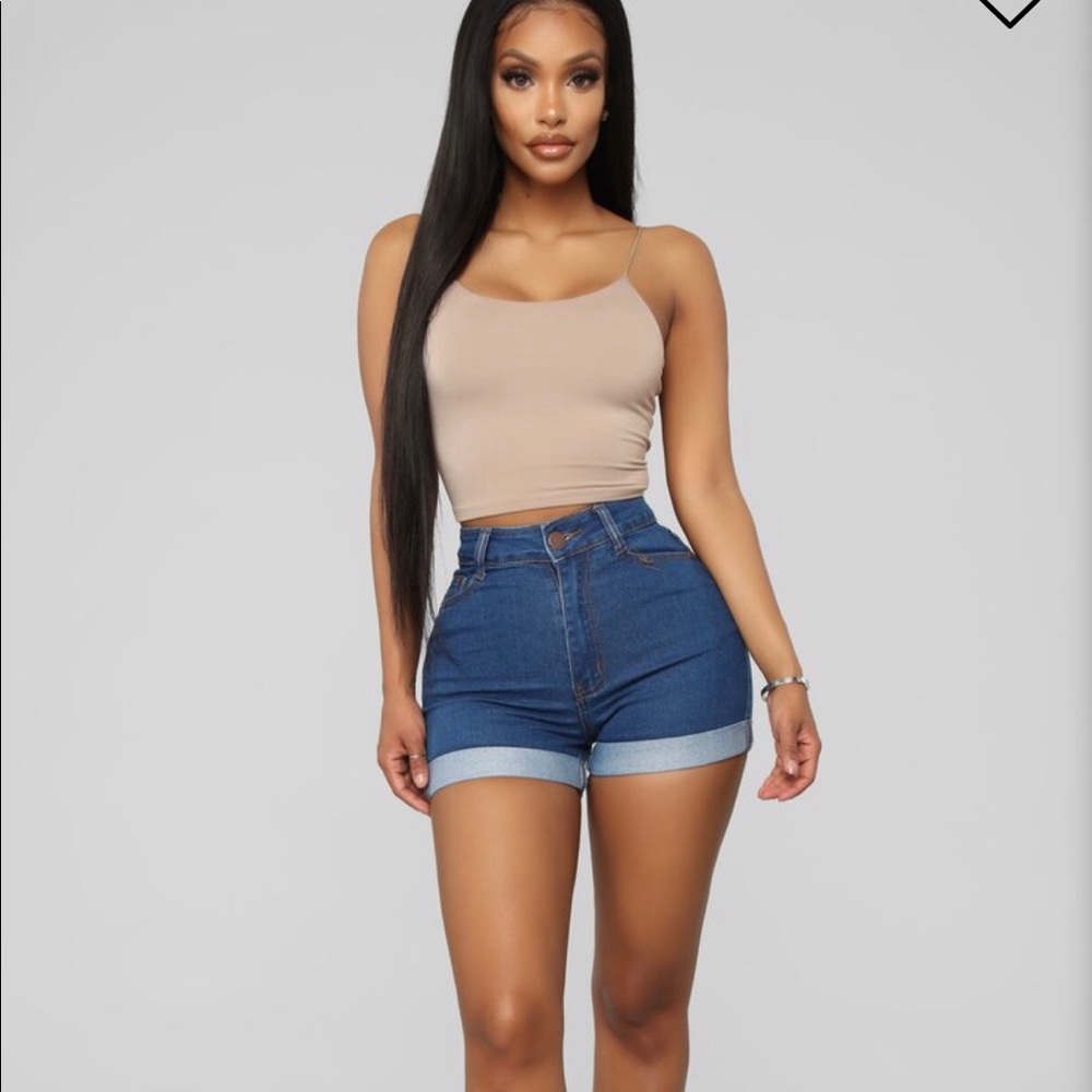 Brand new high waist denim shorts